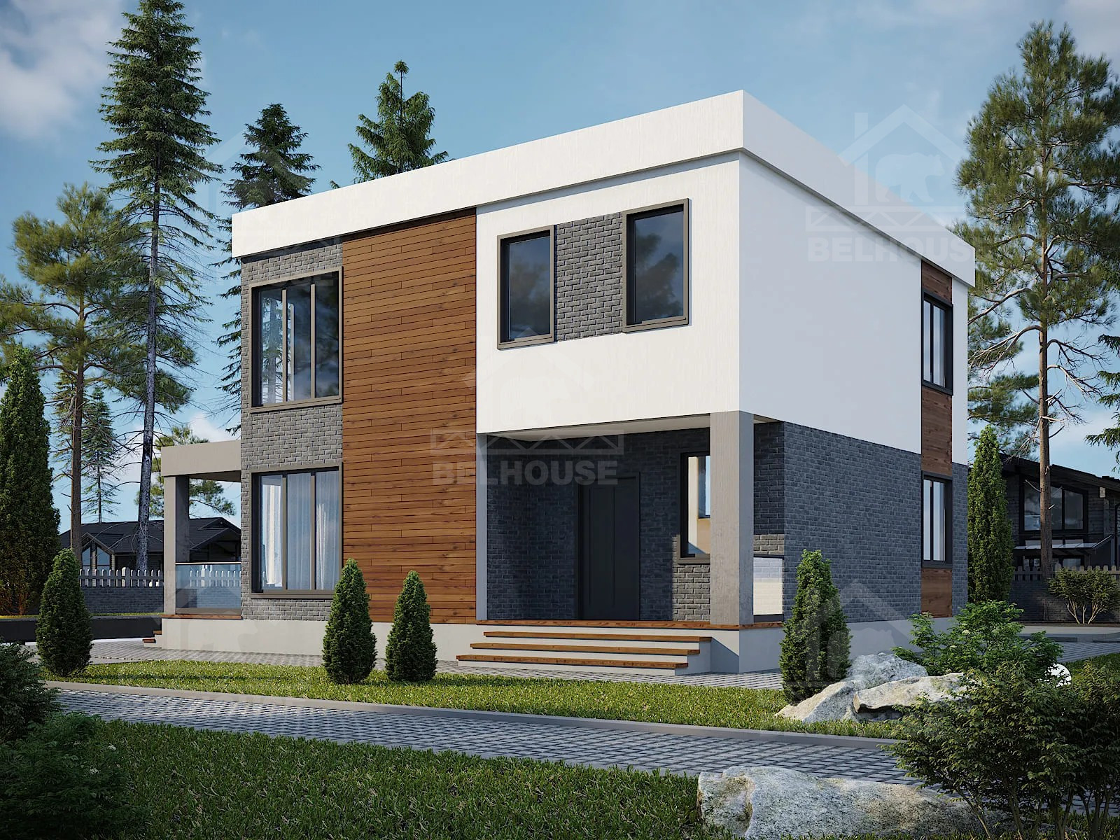 Каркасный дом, проект №260