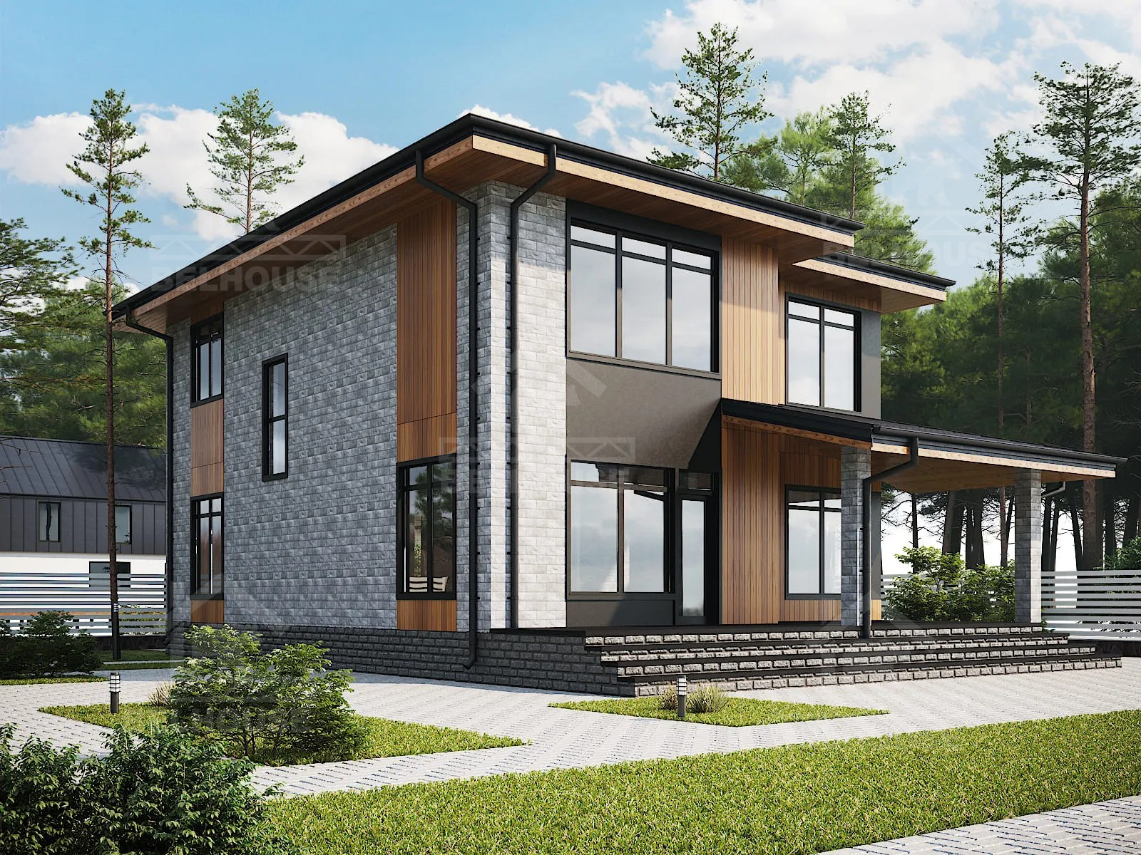 Дом из газобетона, проект №265к