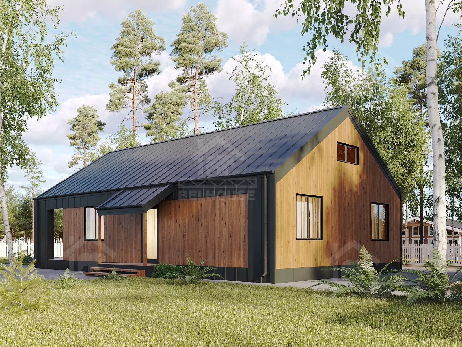 Каркасный барнхаус, проект №267