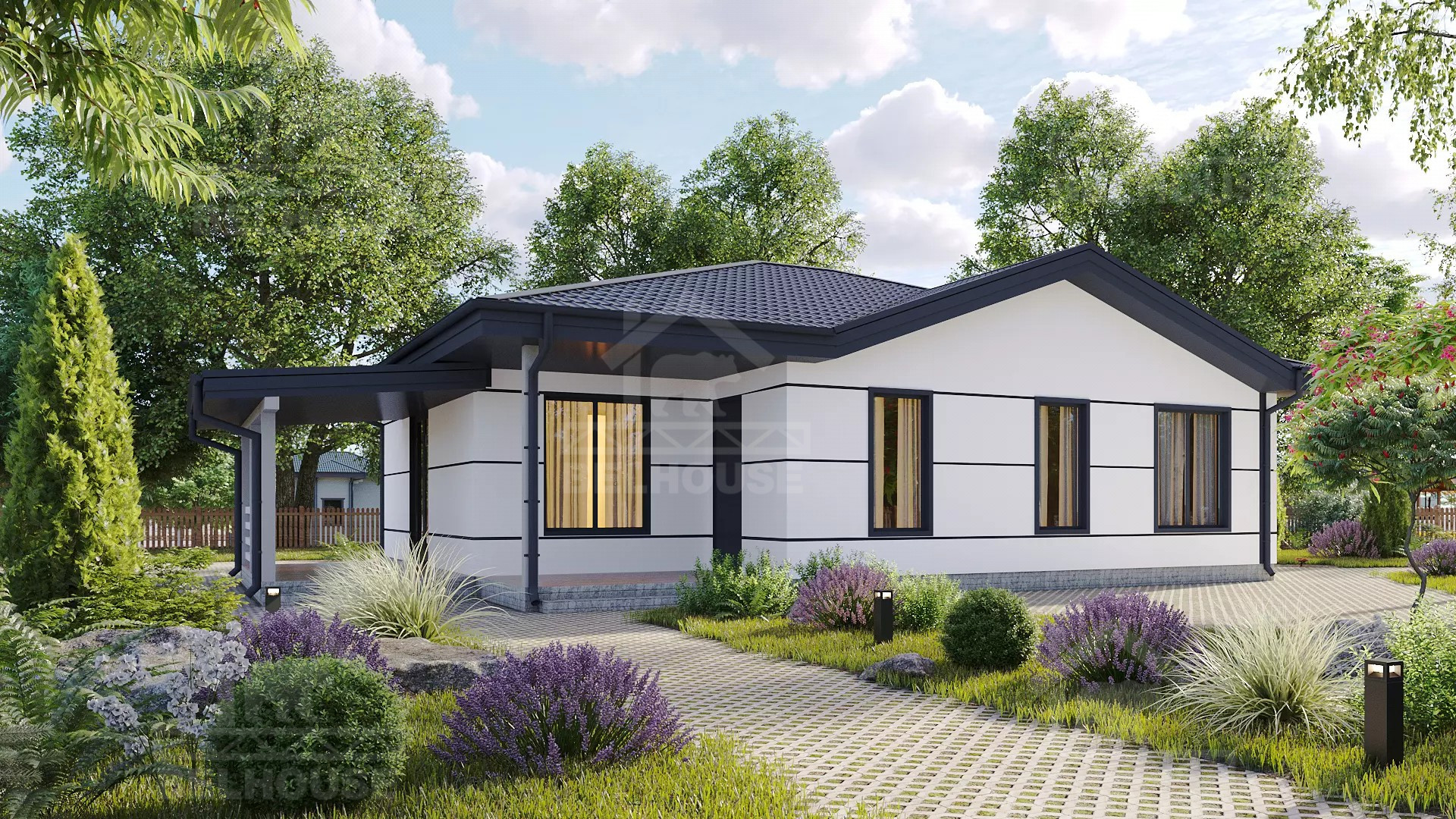 Каркасный дом, проект №268