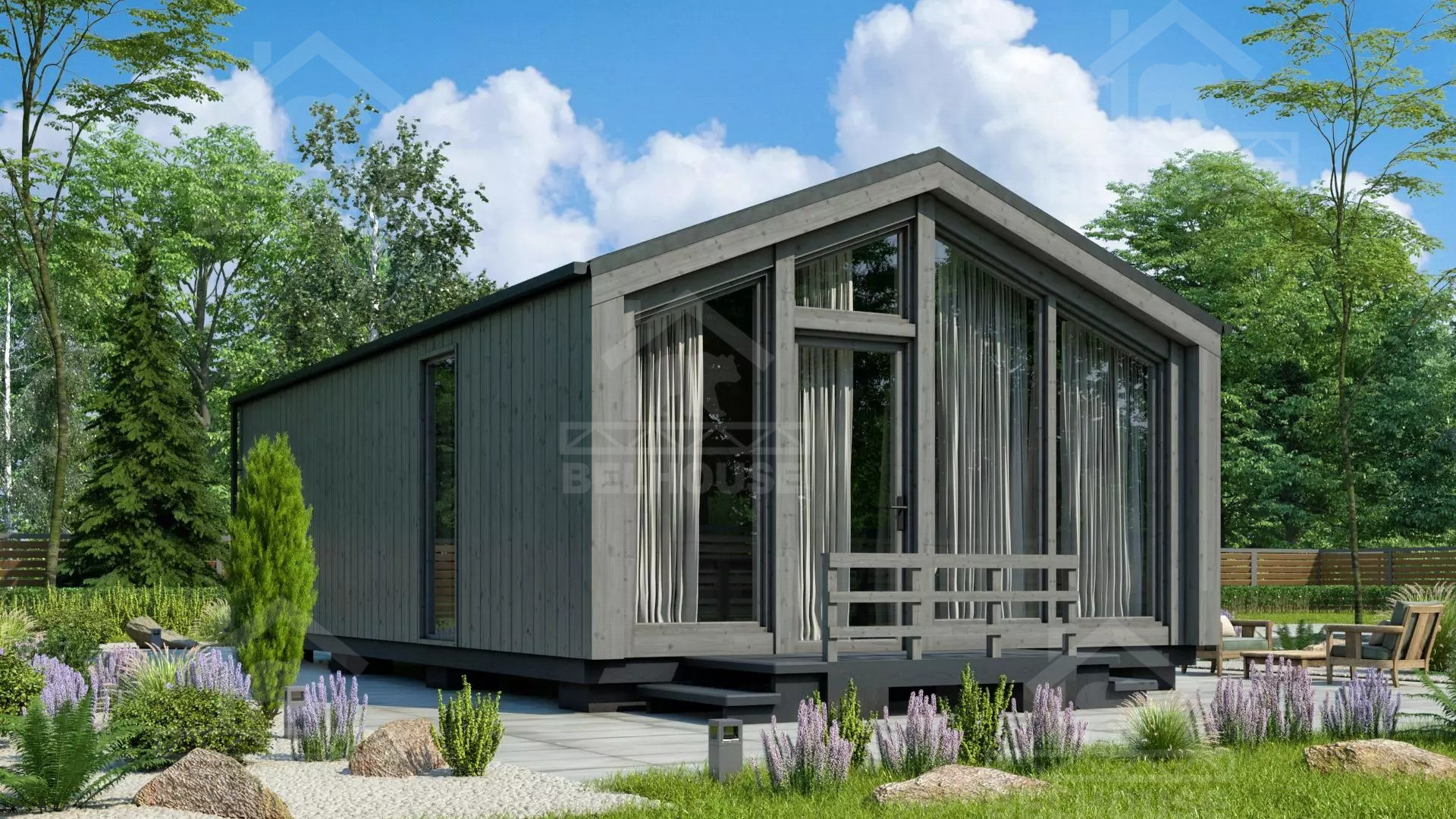 Каркасный барнхаус, проект №274