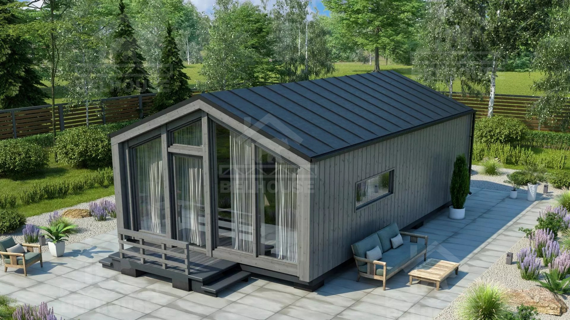 Каркасный барнхаус, проект №274