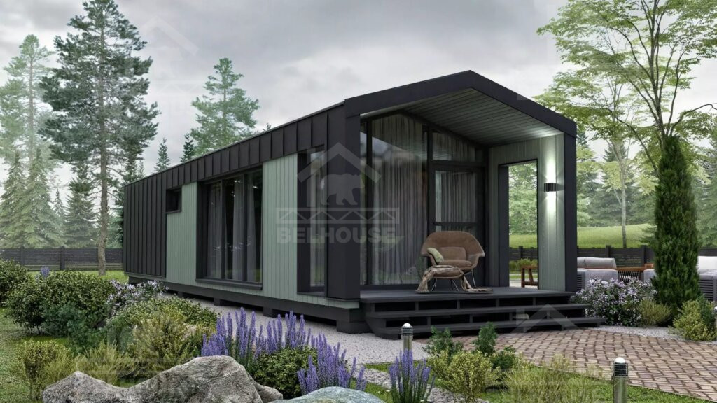 Каркасный барнхаус, проект №275