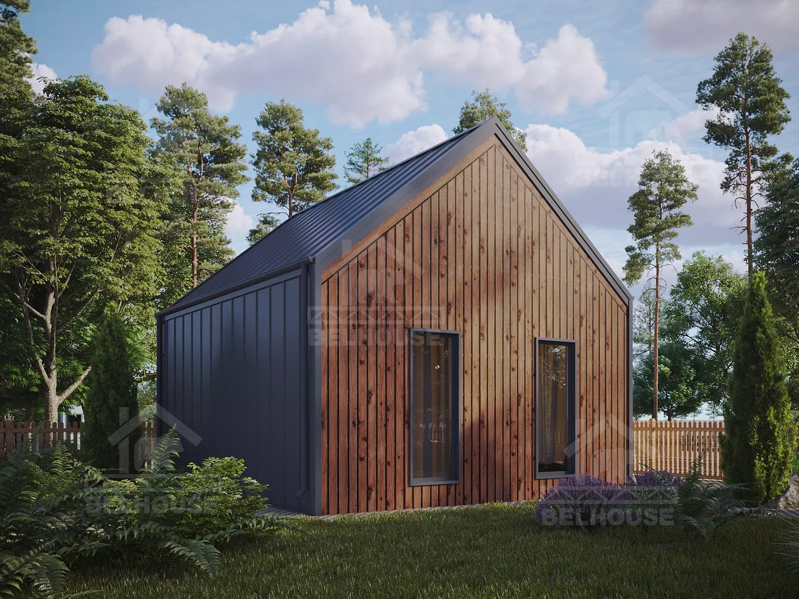 Дом из газобетона, проект №289к