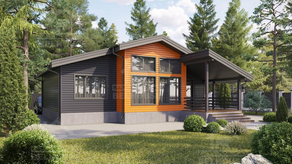 Дом из газобетона, проект №291к