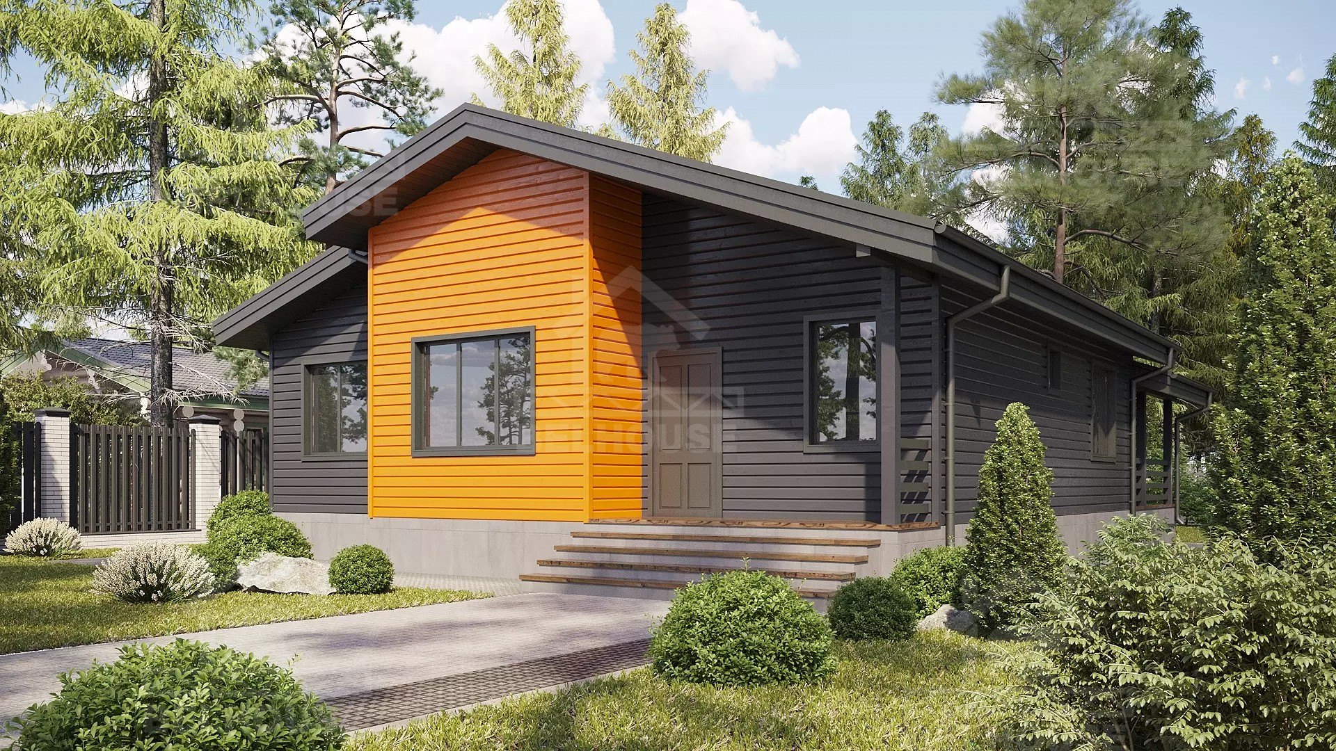 Дом из газобетона, проект №291к