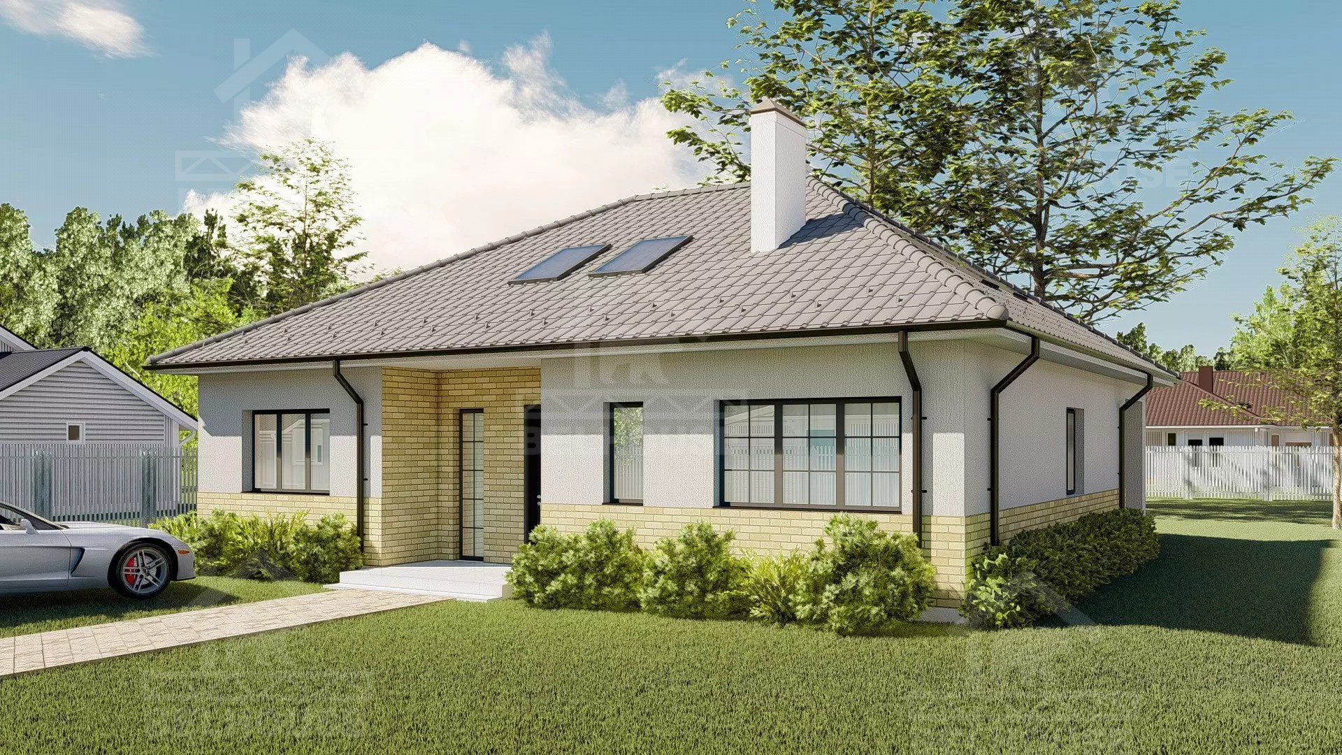 Каркасный дом, проект №310