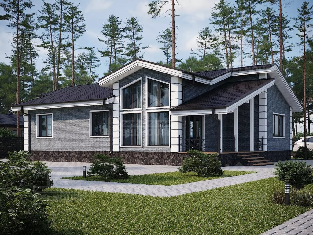 Дом из газобетона, проект №315к