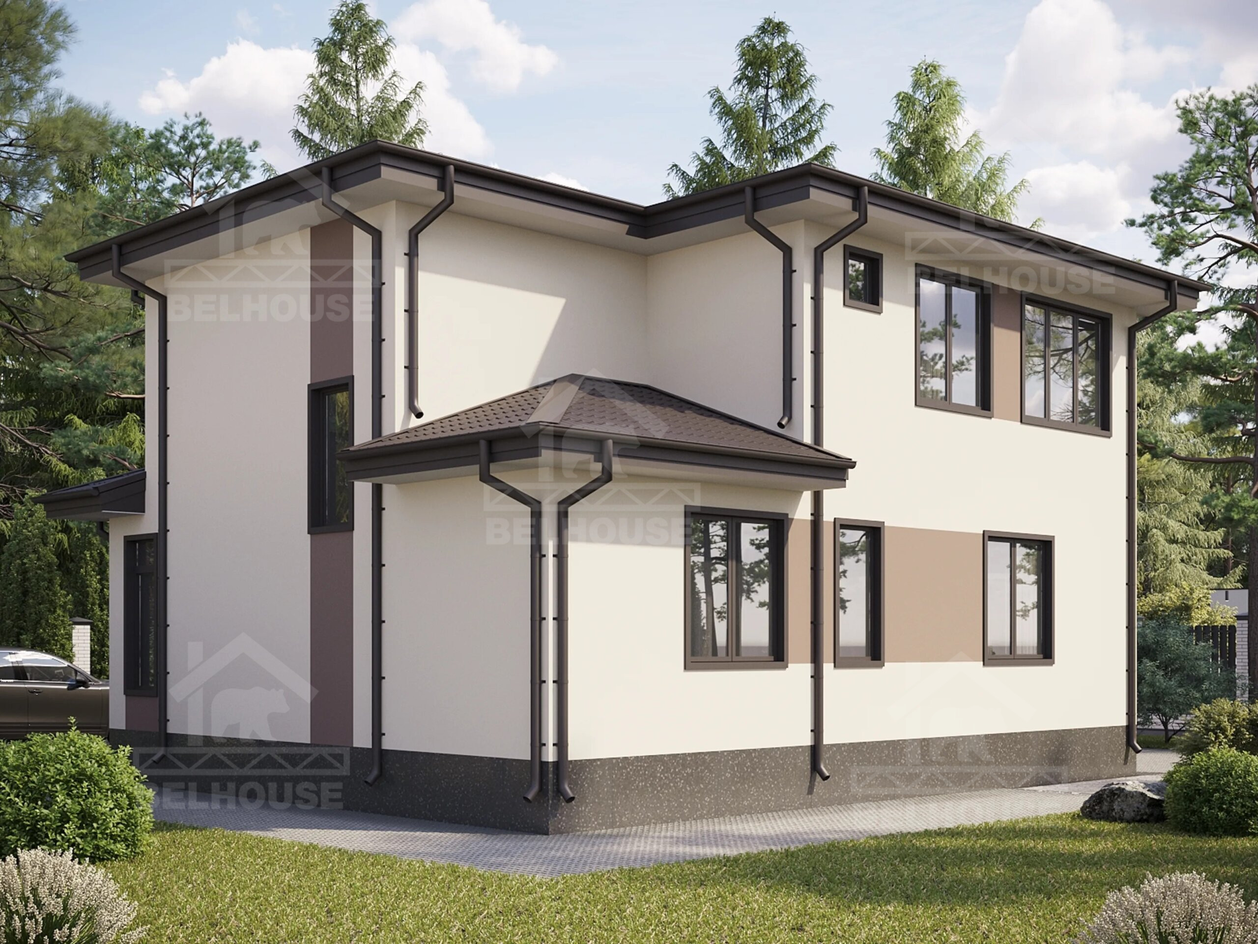 Каркасный дом, проект №321