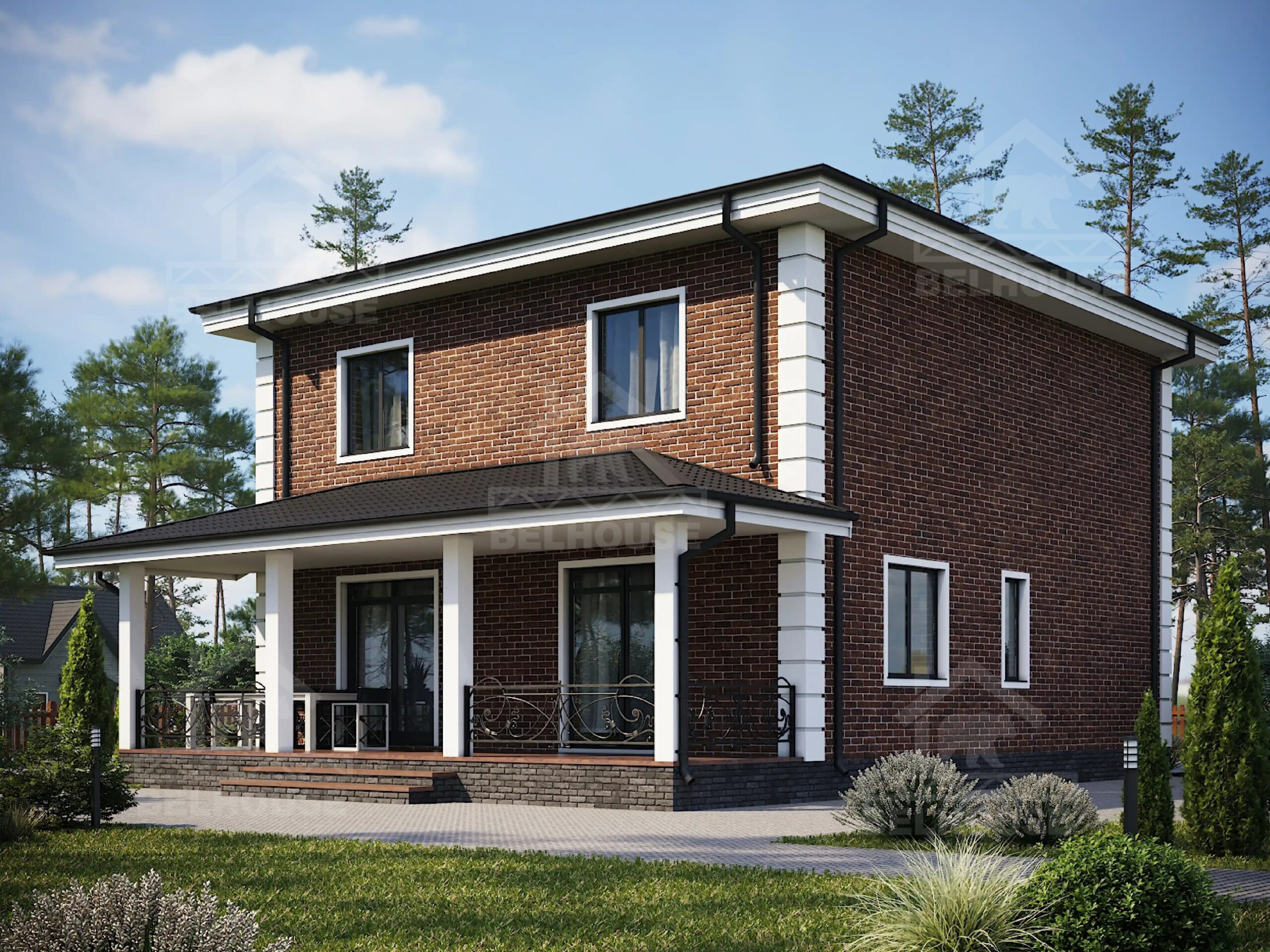 Каркасный дом, проект №324