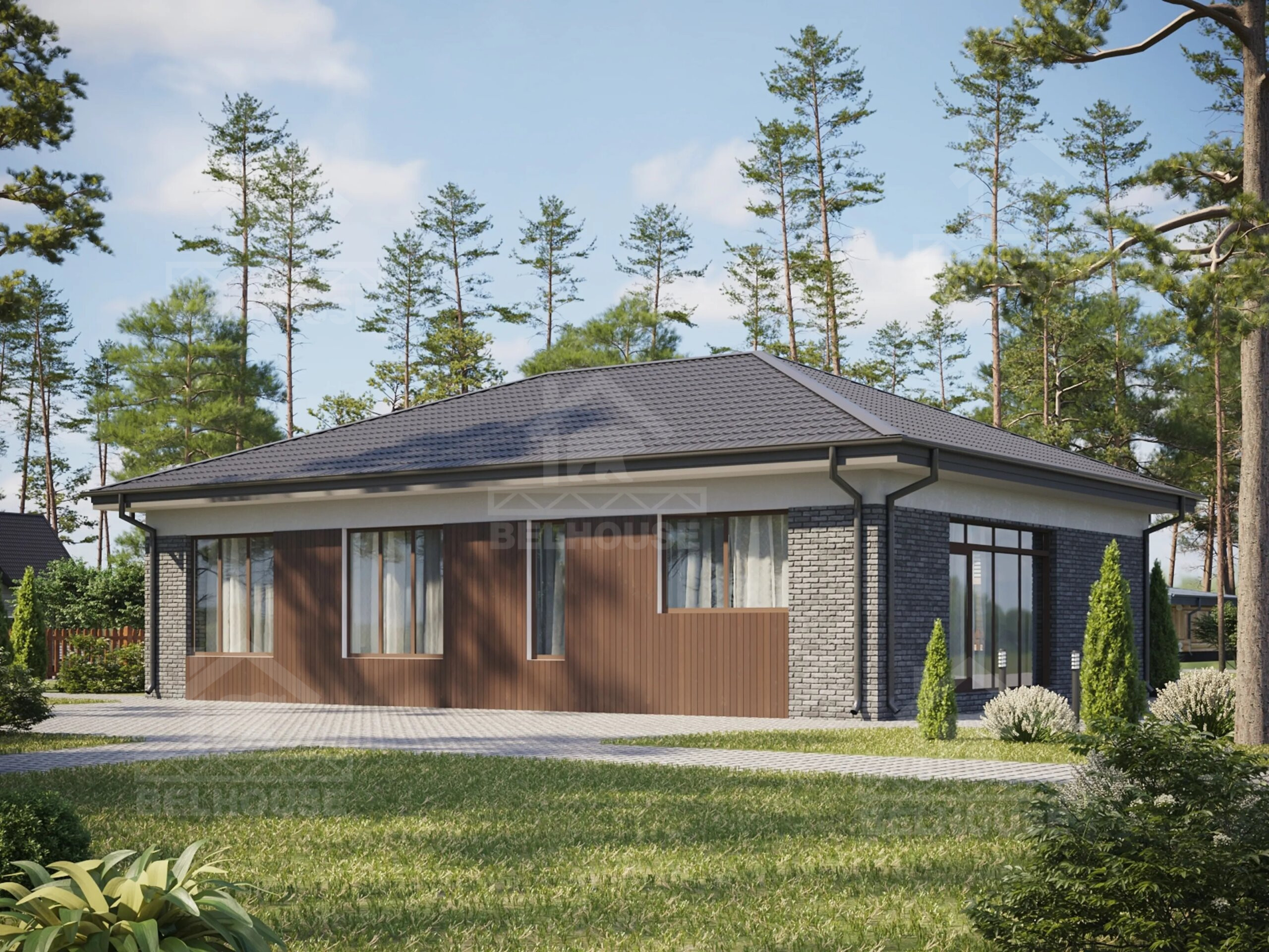 Каркасный дом, проект №325