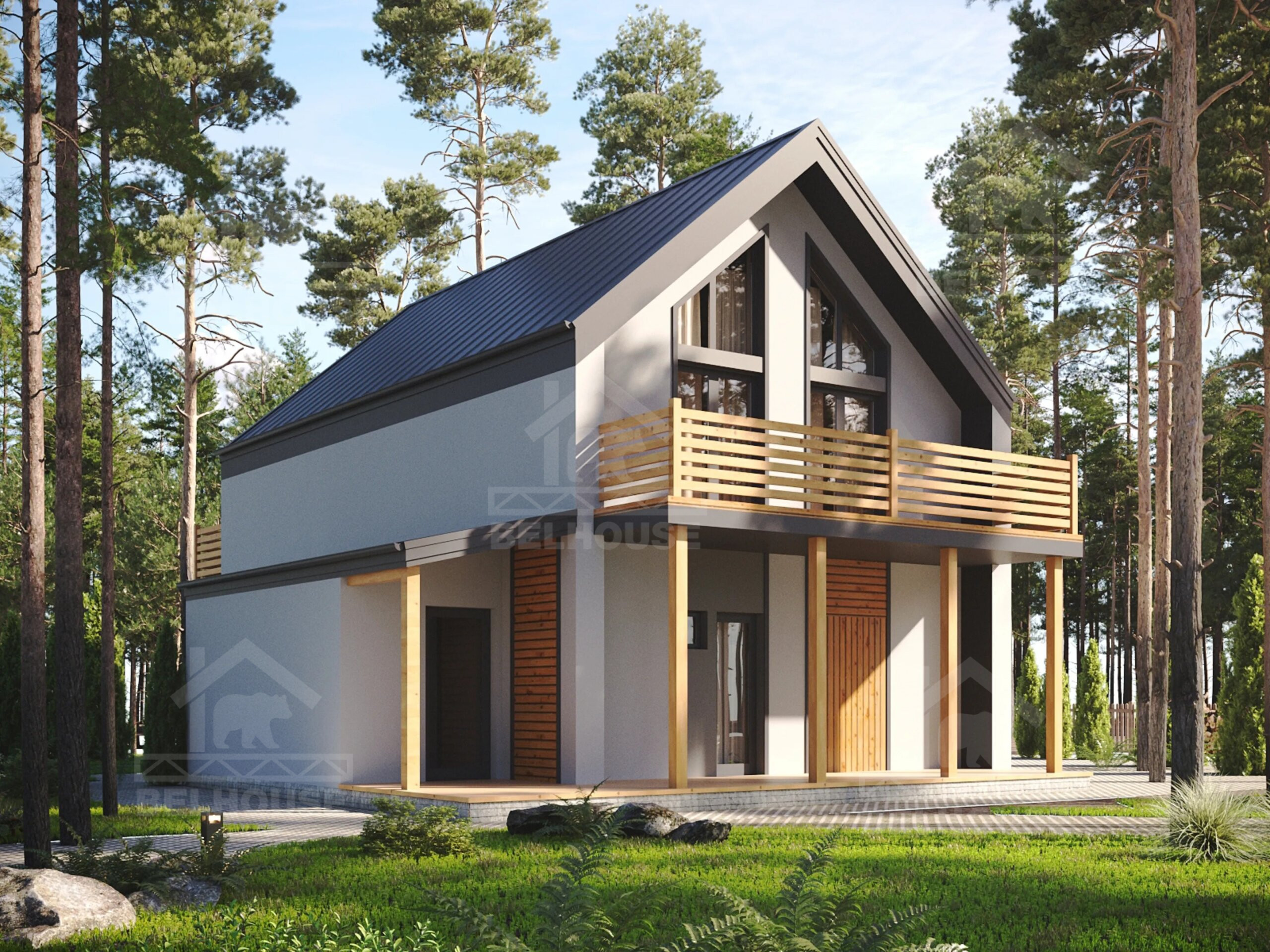 Каркасный дом, проект №330