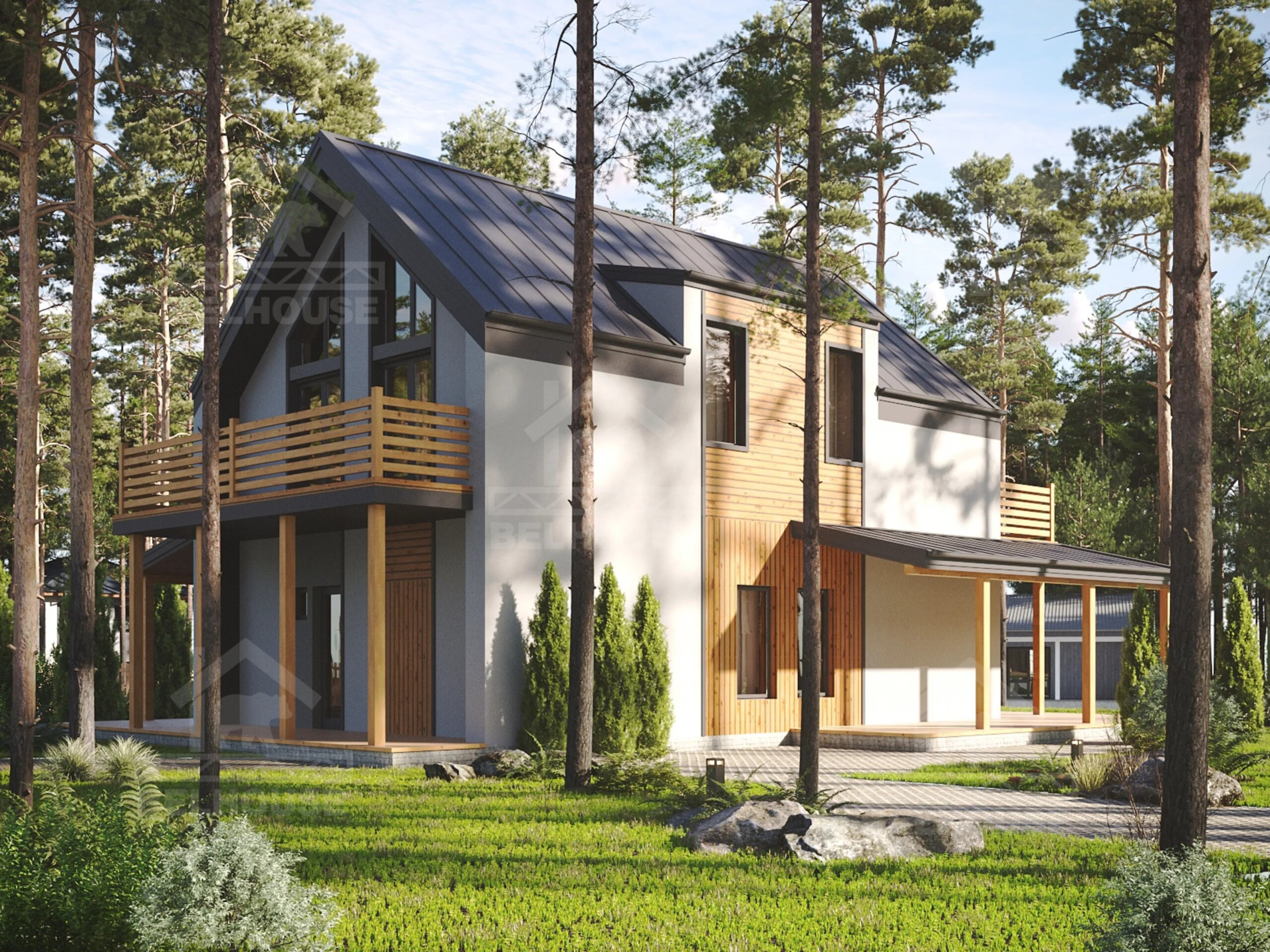 Каркасный дом, проект №330