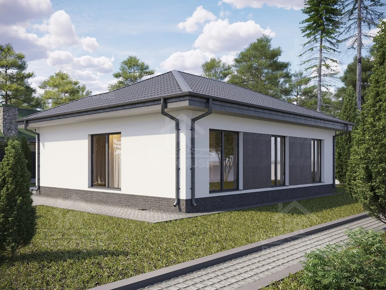 Каркасный дом, проект №332