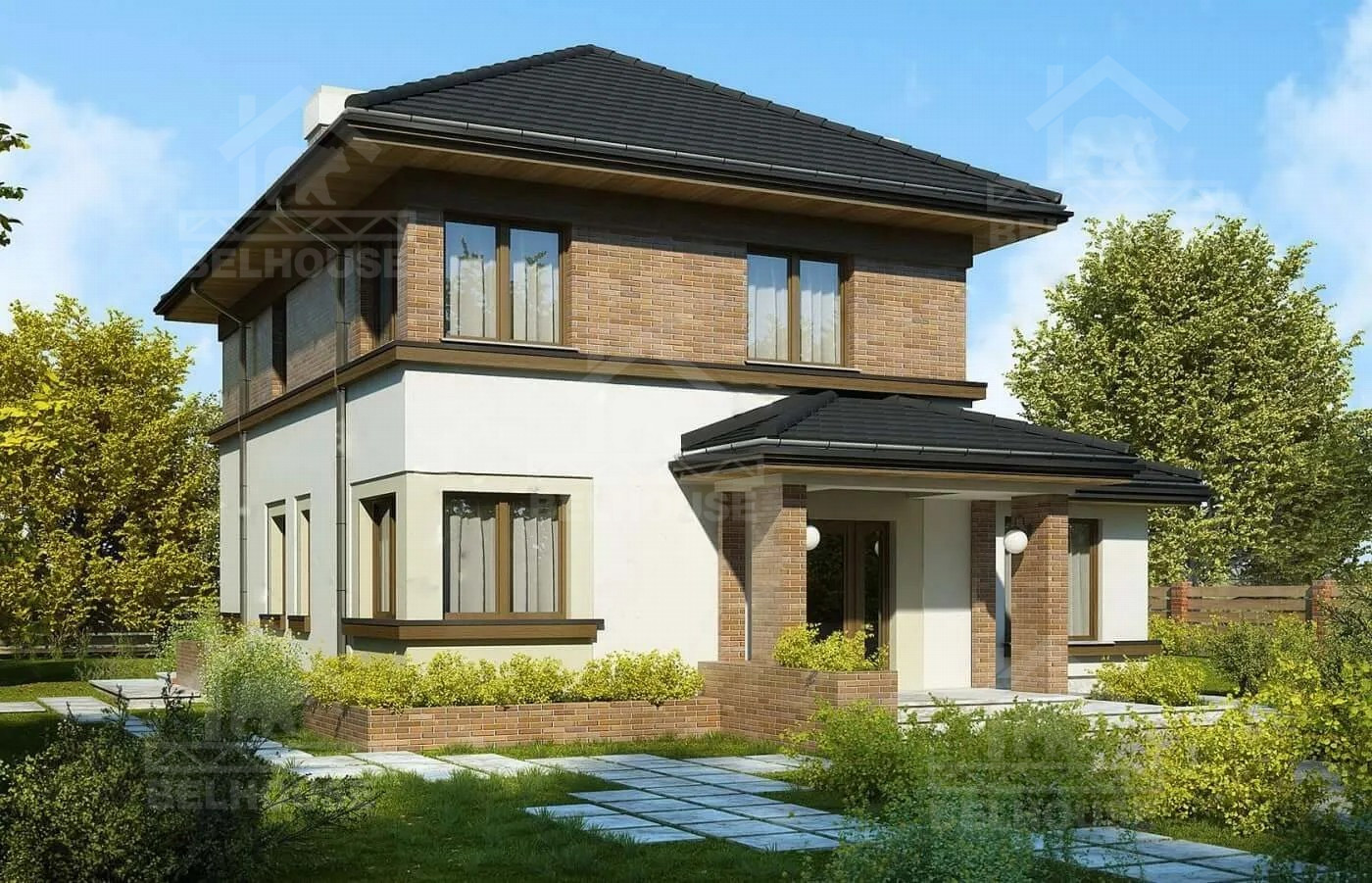 Каркасный дом, проект №336