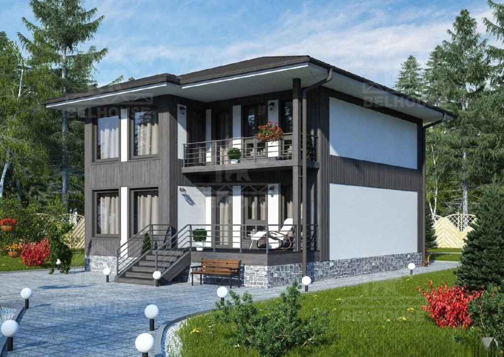 Каркасный дом, проект №338