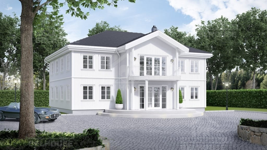 Каркасный дом, проект №345