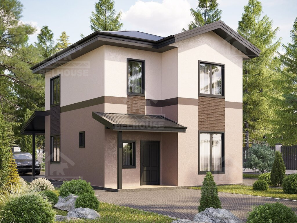 Дом из газобетона, проект №352к