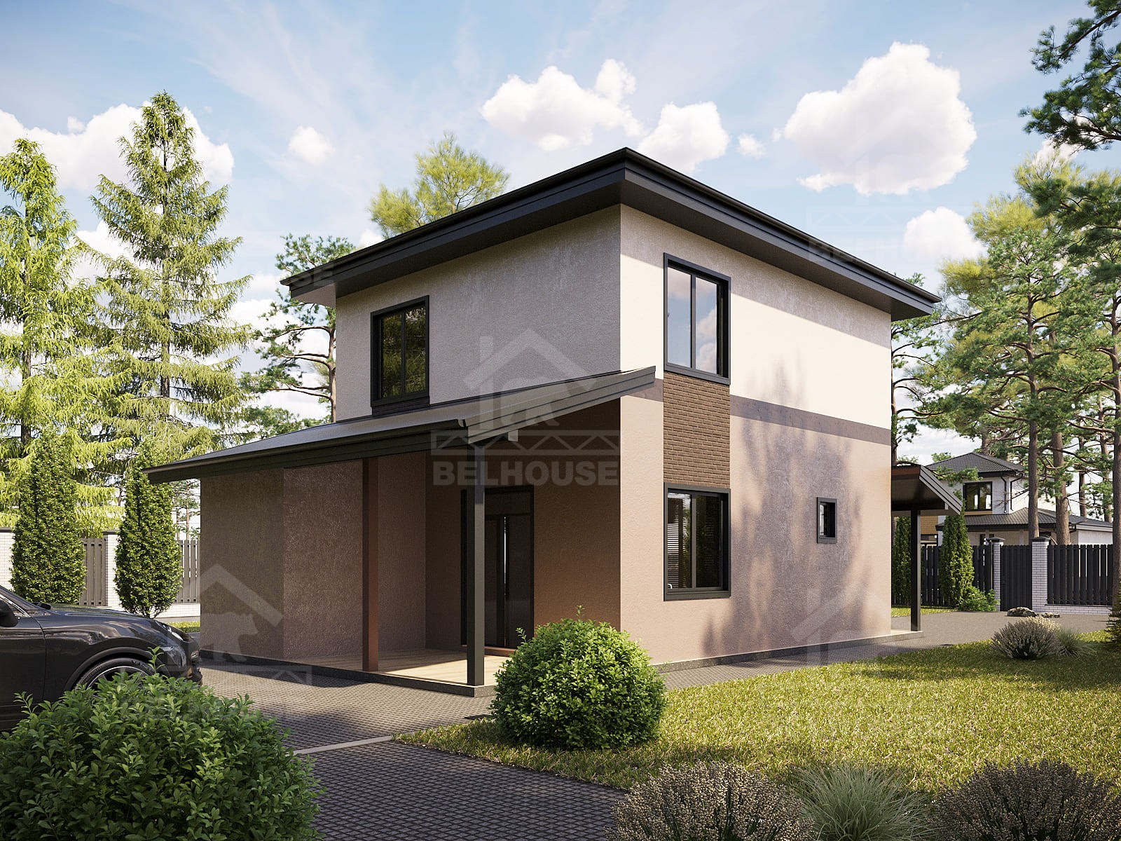 Дом из газобетона, проект №352к