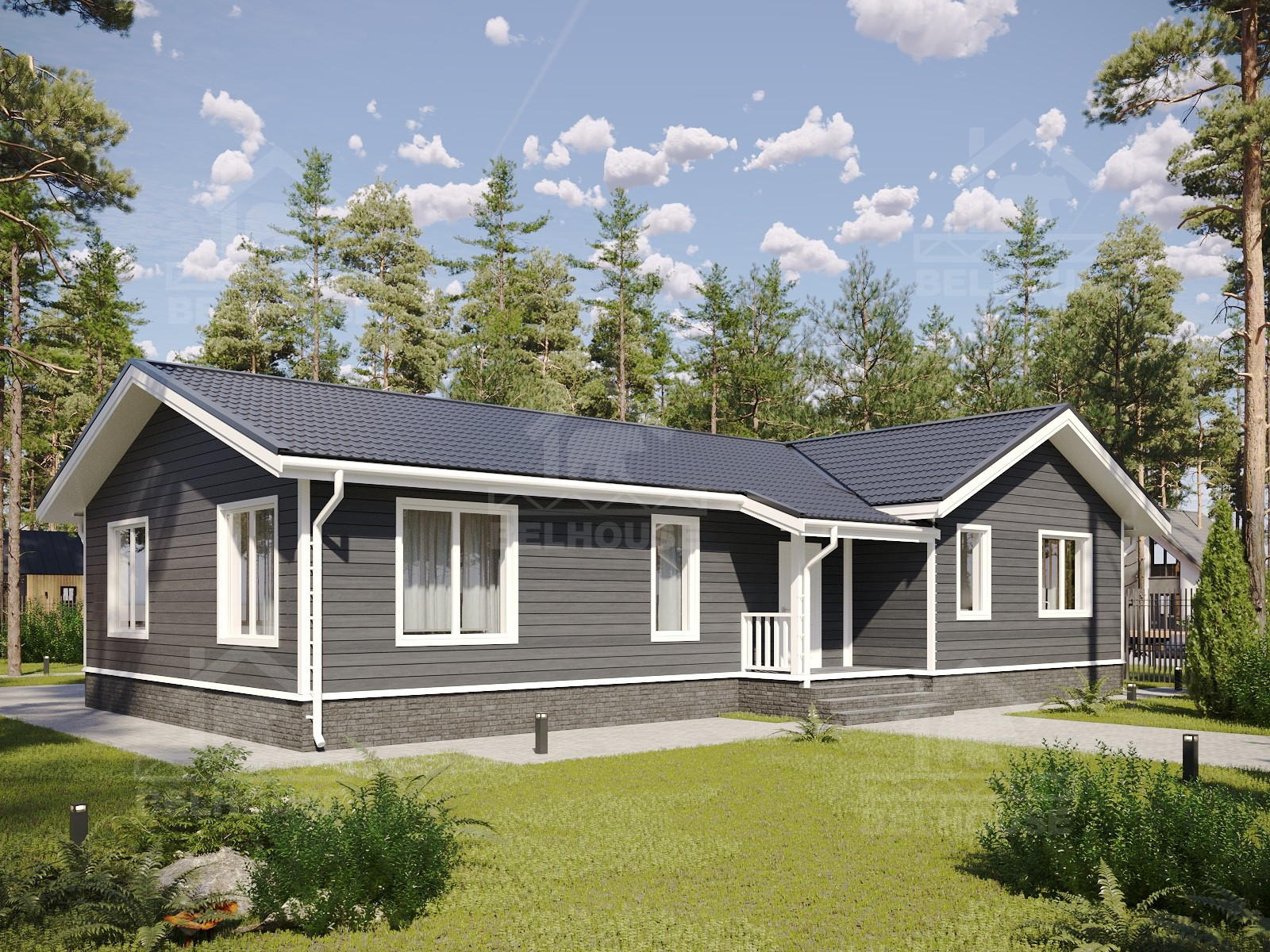 Дом из газобетона, проект №353к