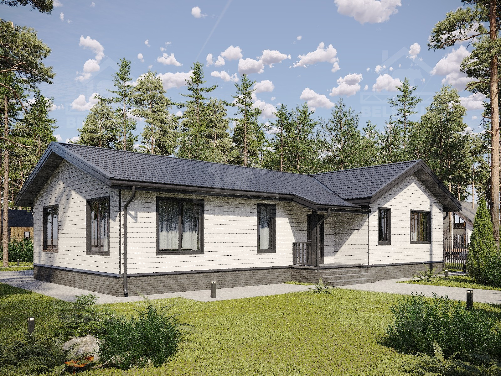 Дом из газобетона, проект №353к