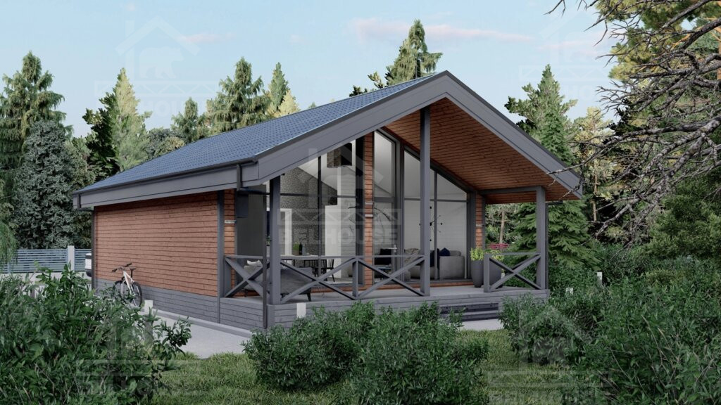 Каркасный дом, проект №357