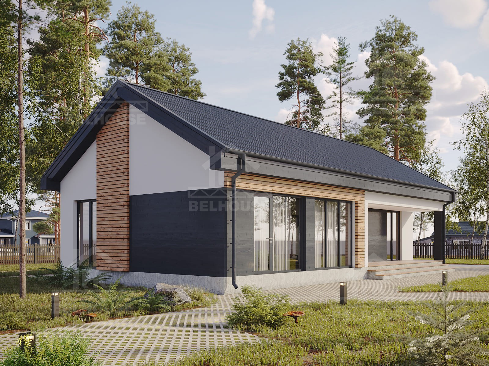 Дом из газобетона, проект №359к