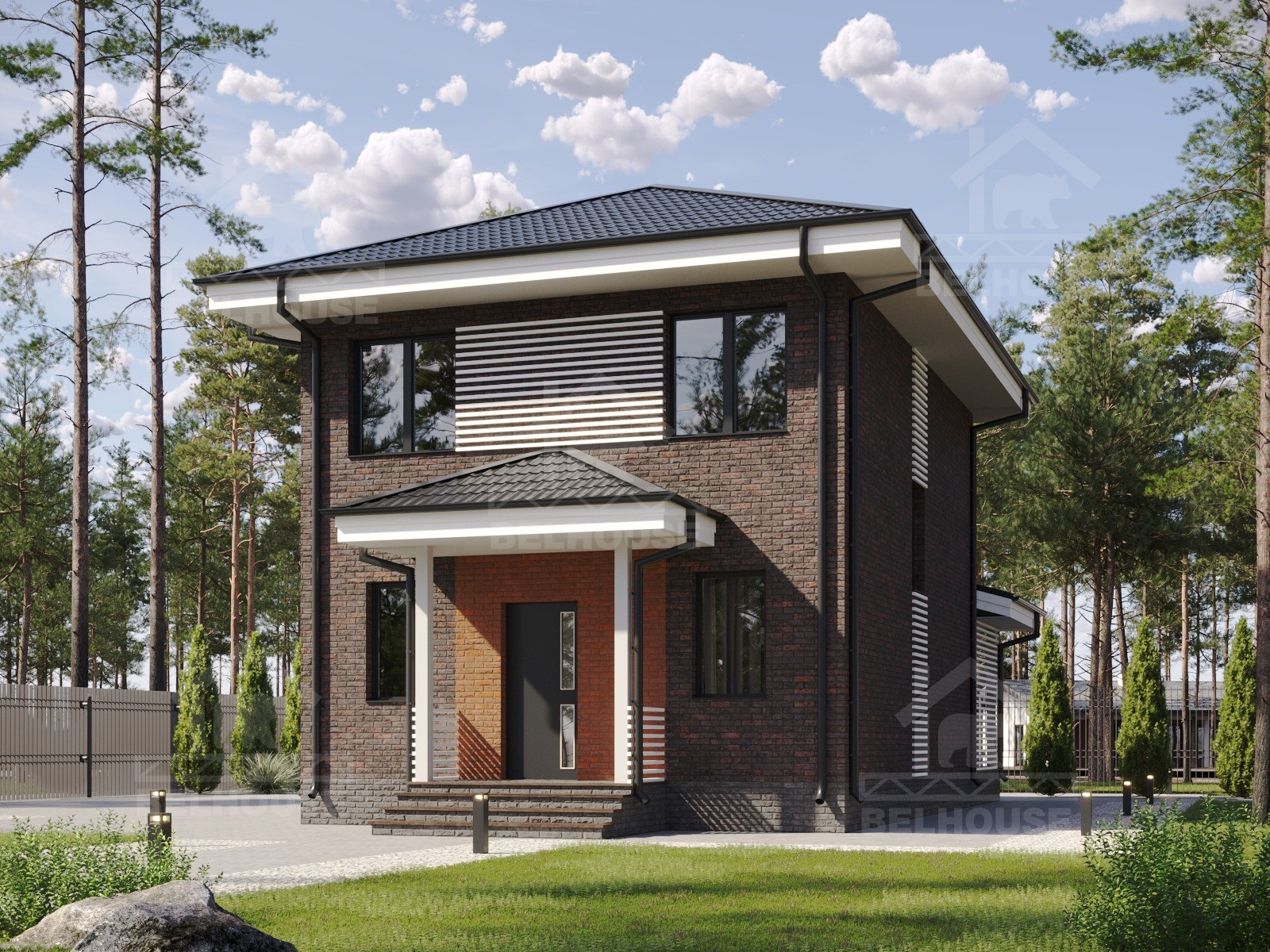 Дом из газобетона, проект №360к