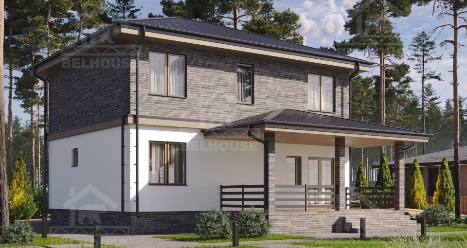 Дом из газобетона, проект №361к