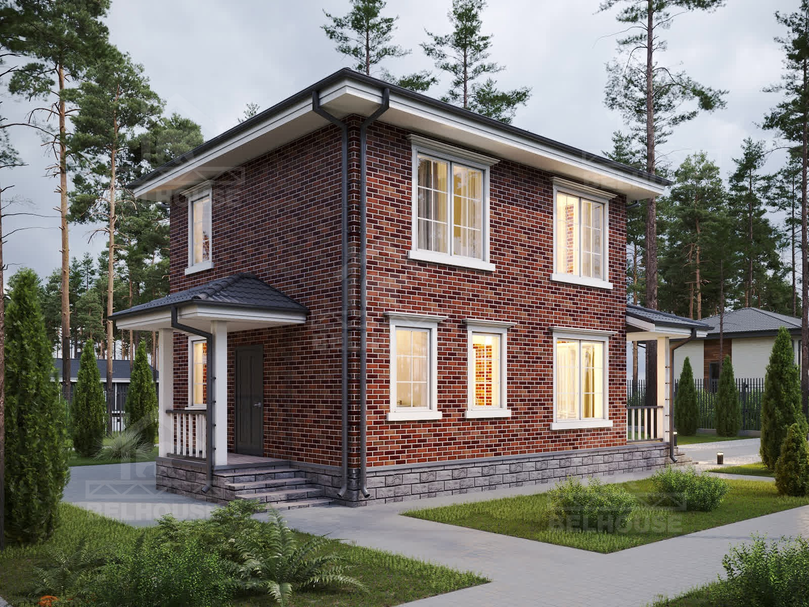 Дом из газобетона, проект №362к