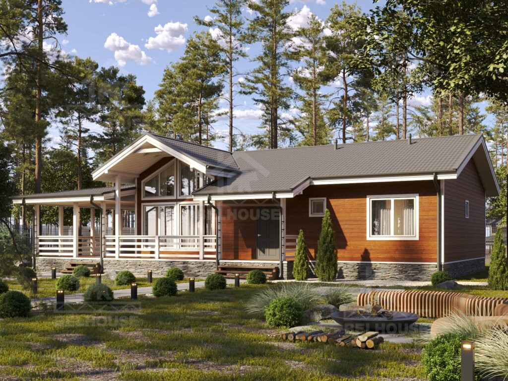 Дом из газобетона, проект №365к