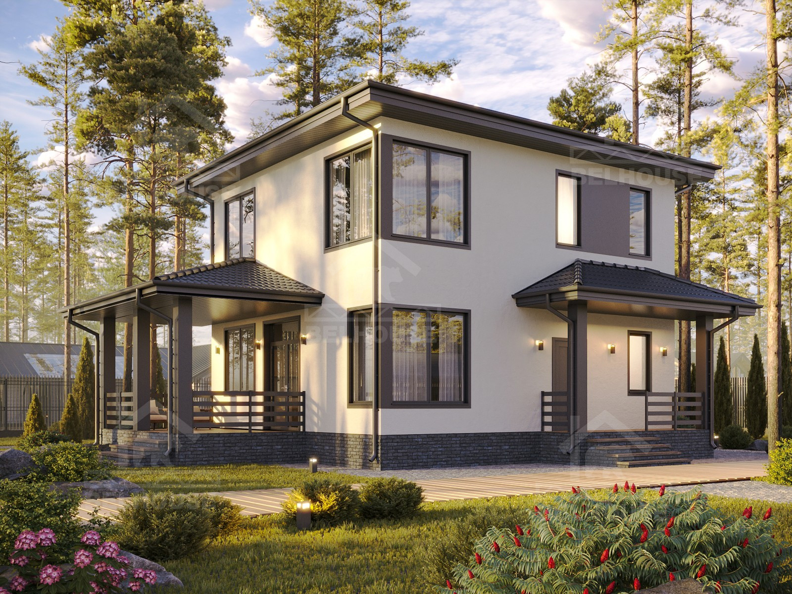 Каркасный дом, проект №368