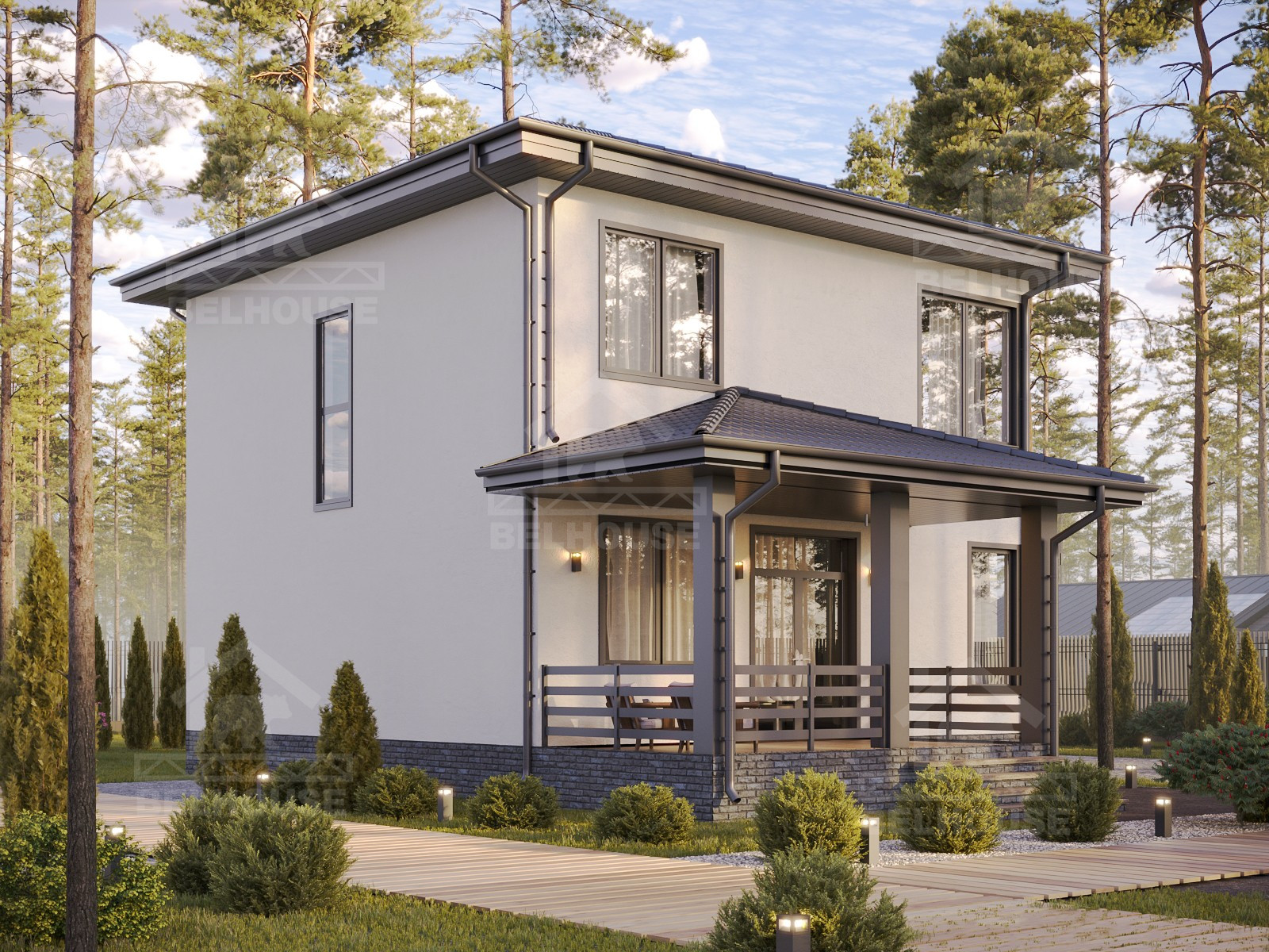 Каркасный дом, проект №368