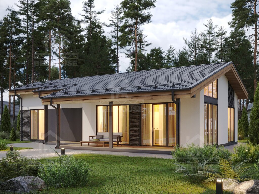 Дом из газобетона, проект №369к