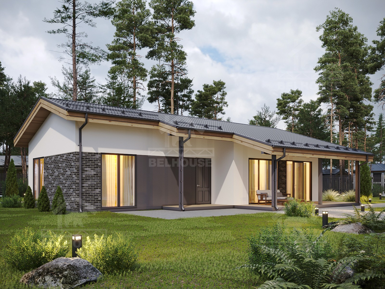 Дом из газобетона, проект №369к