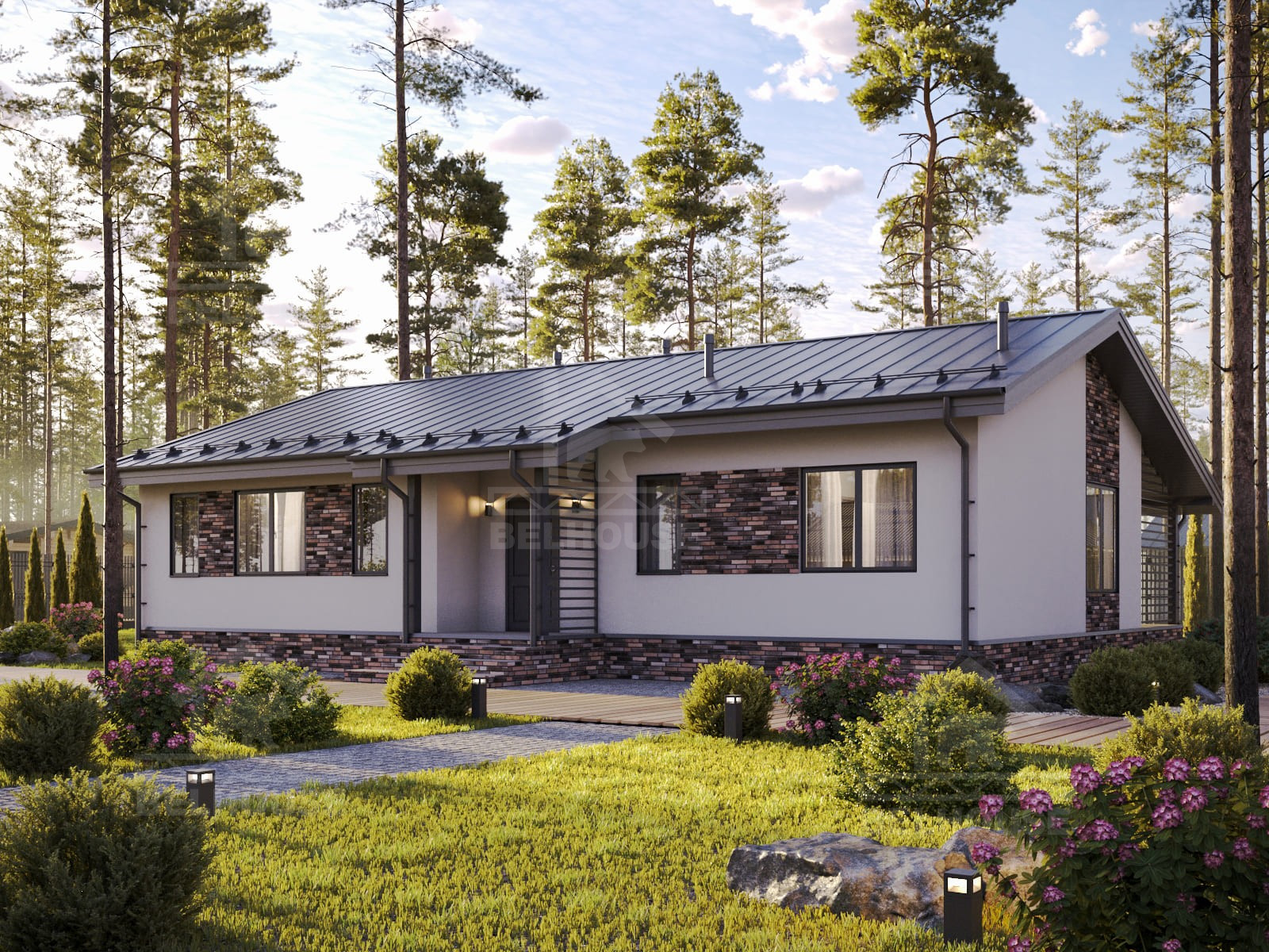 Каркасный дом, проект №371