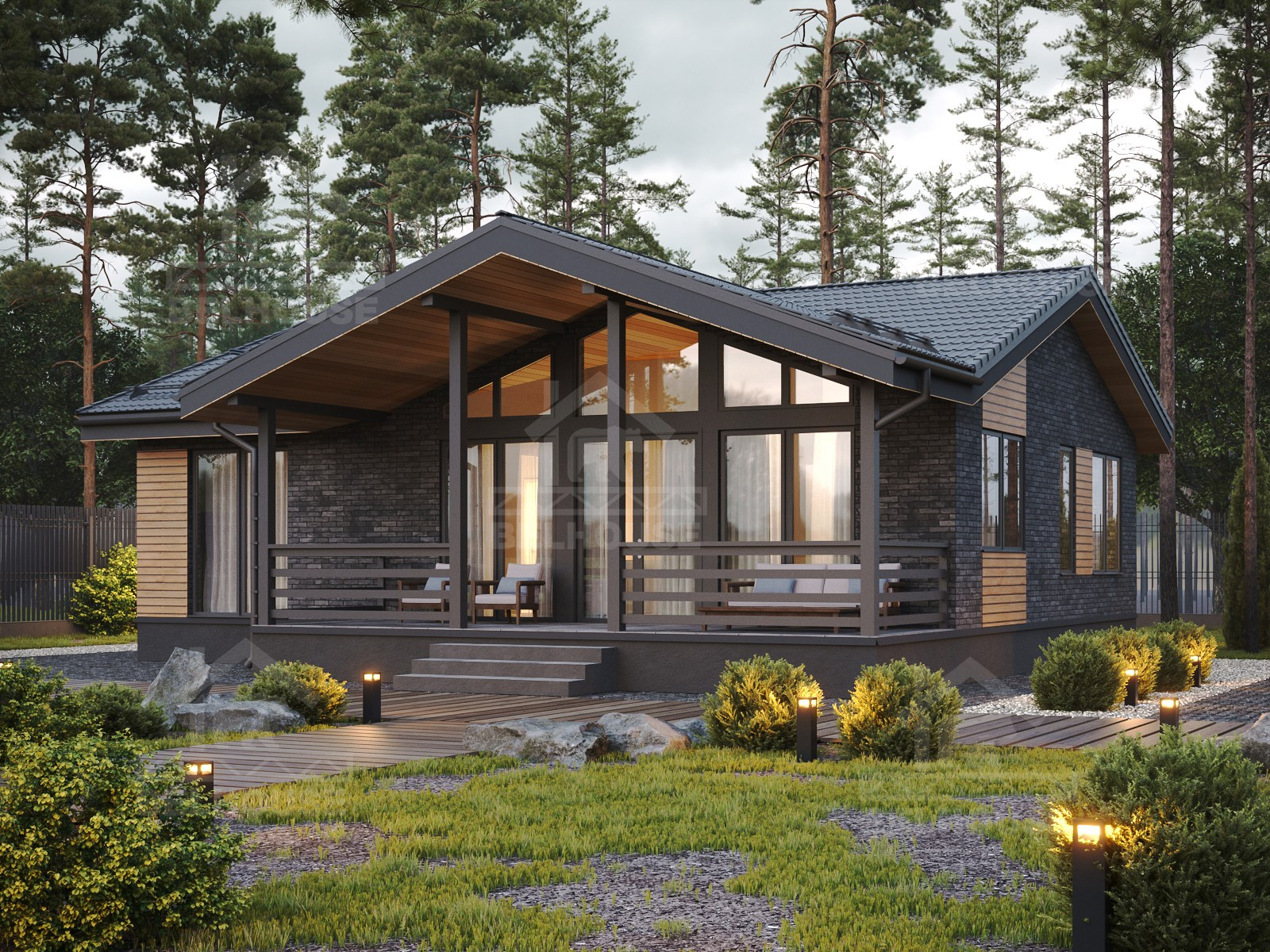 Каркасный дом, проект №373