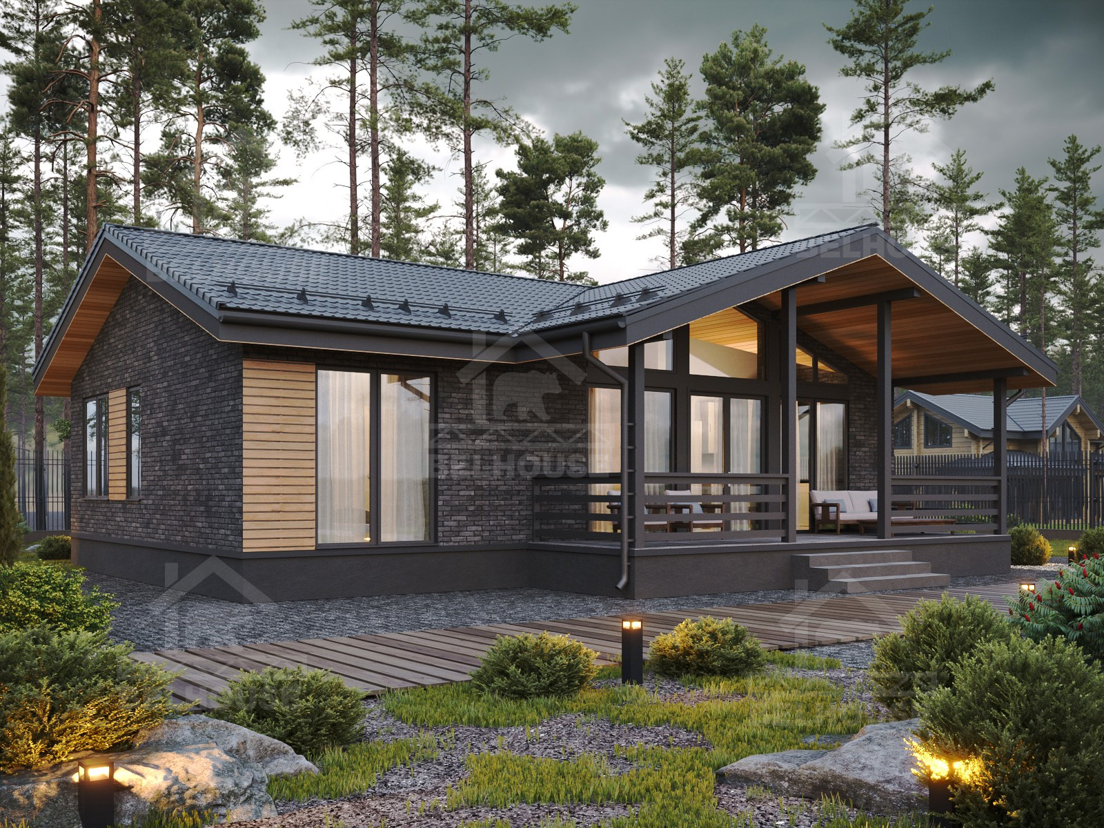 Каркасный дом, проект №373