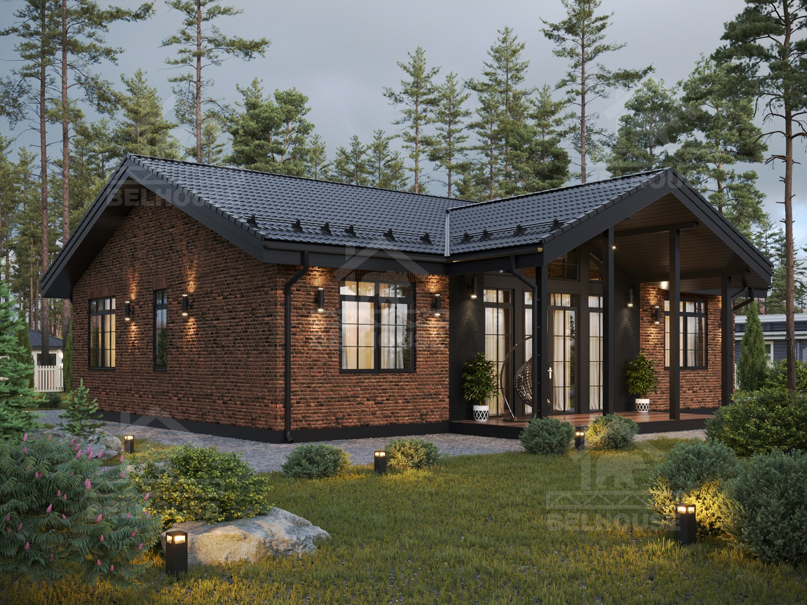 Каркасный дом, проект №374