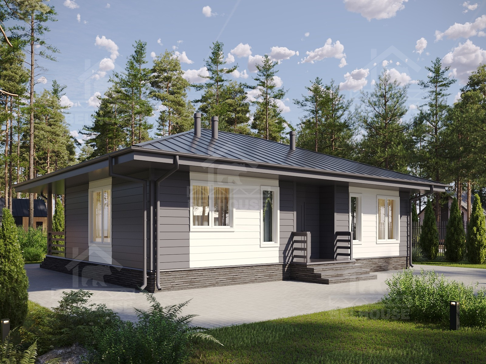 Каркасный дом, проект №376