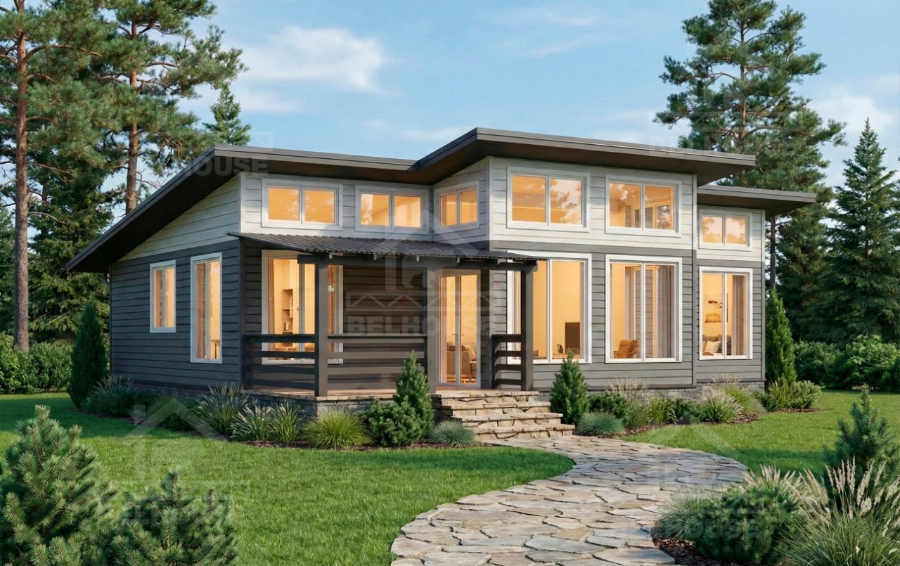 Каркасный дом, проект №377