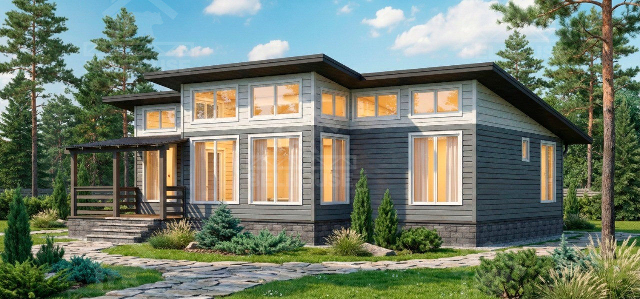 Каркасный дом, проект №377