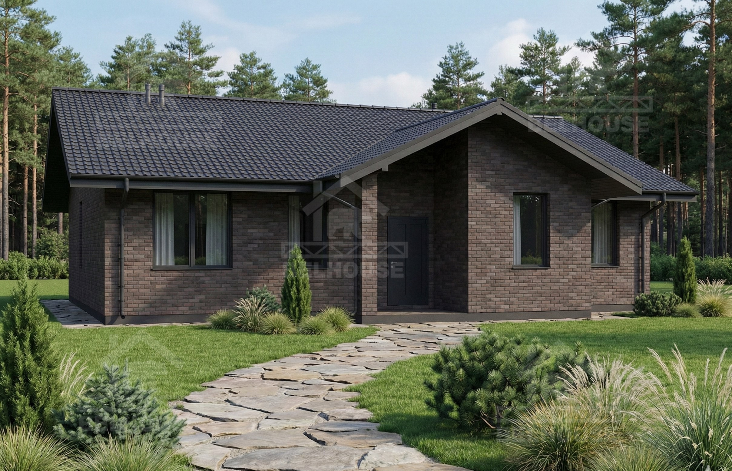 Каркасный дом, проект №381