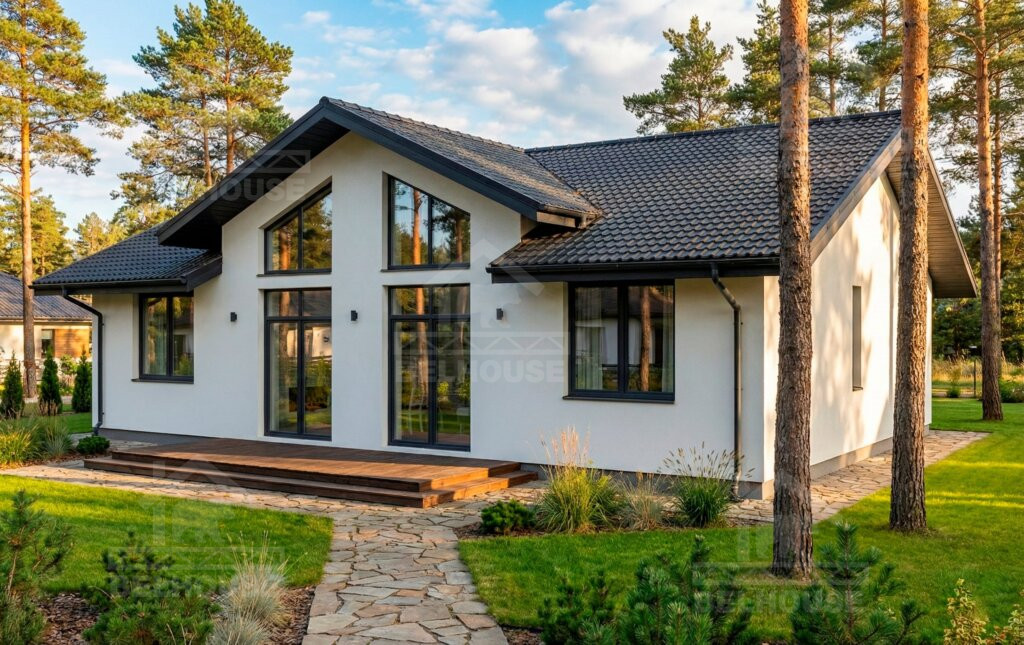 Дом из газобетона, проект №382к