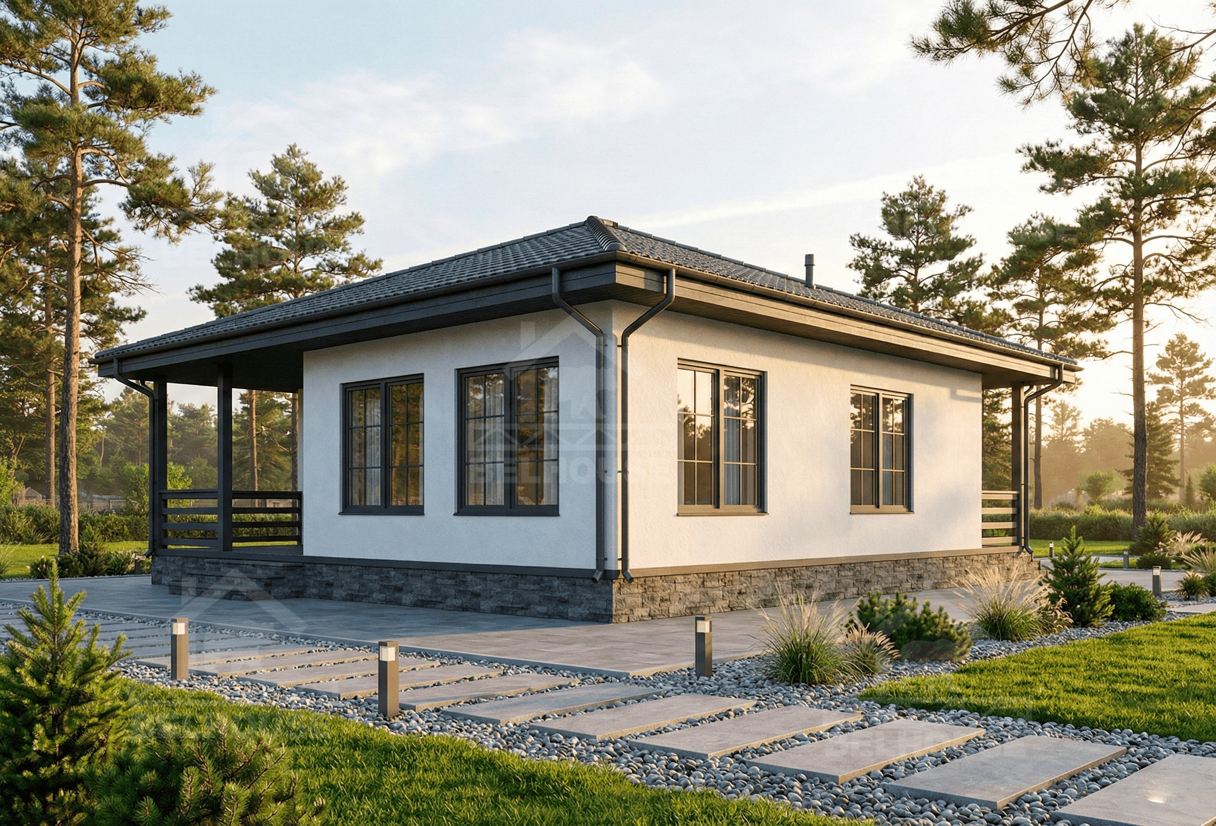 Каркасный дом, проект №383