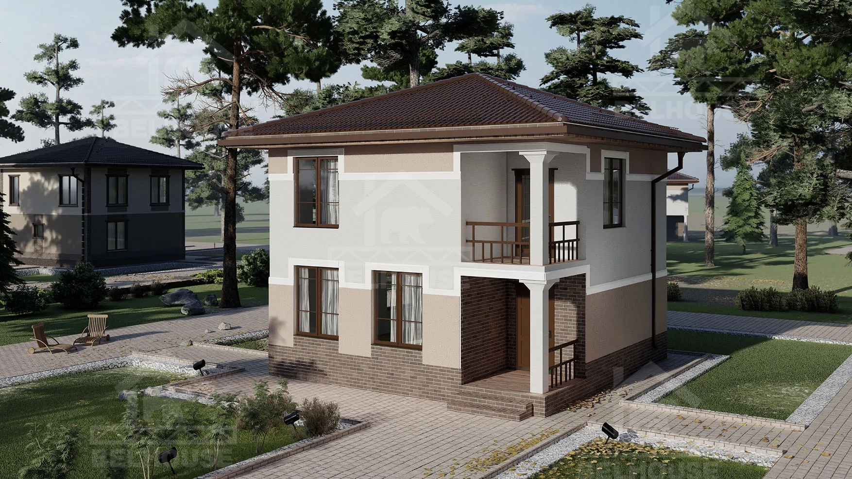 Каркасный дом, проект №71