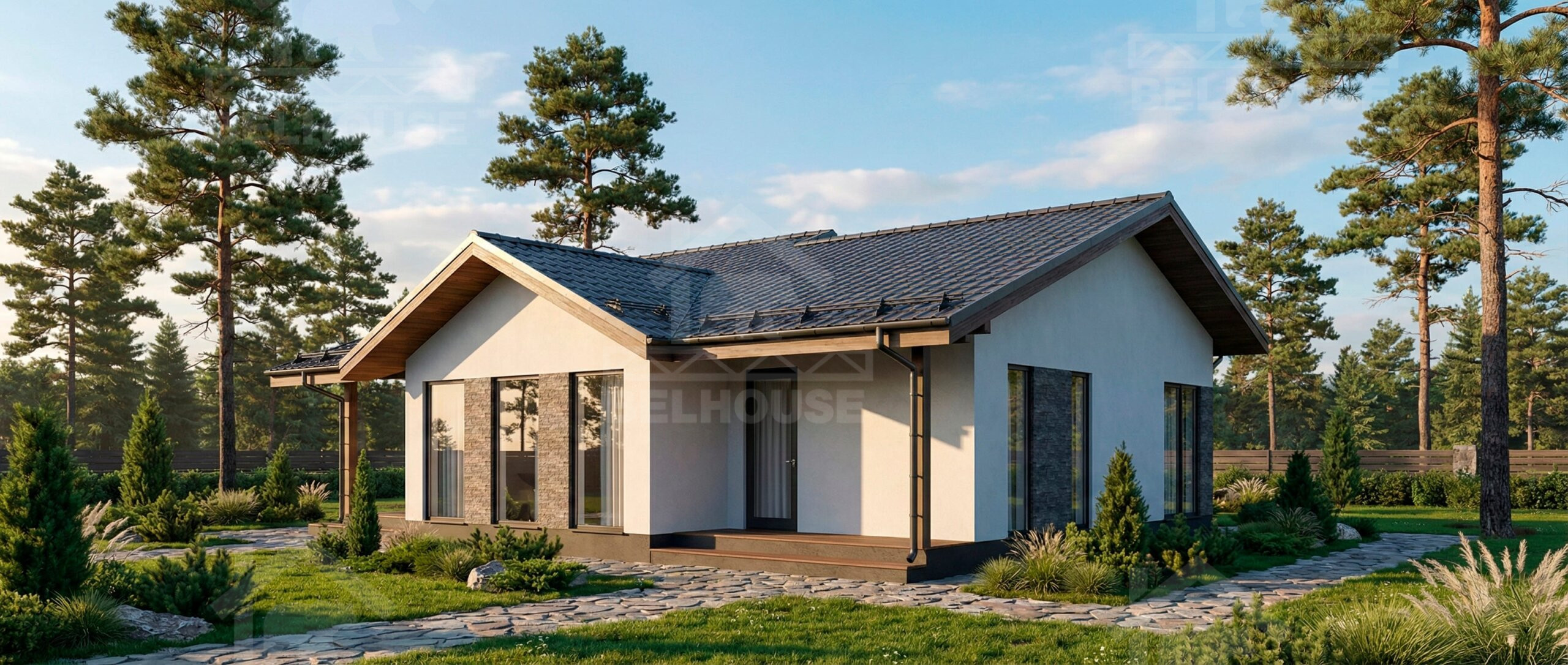 Дом из газобетона, проект №7к